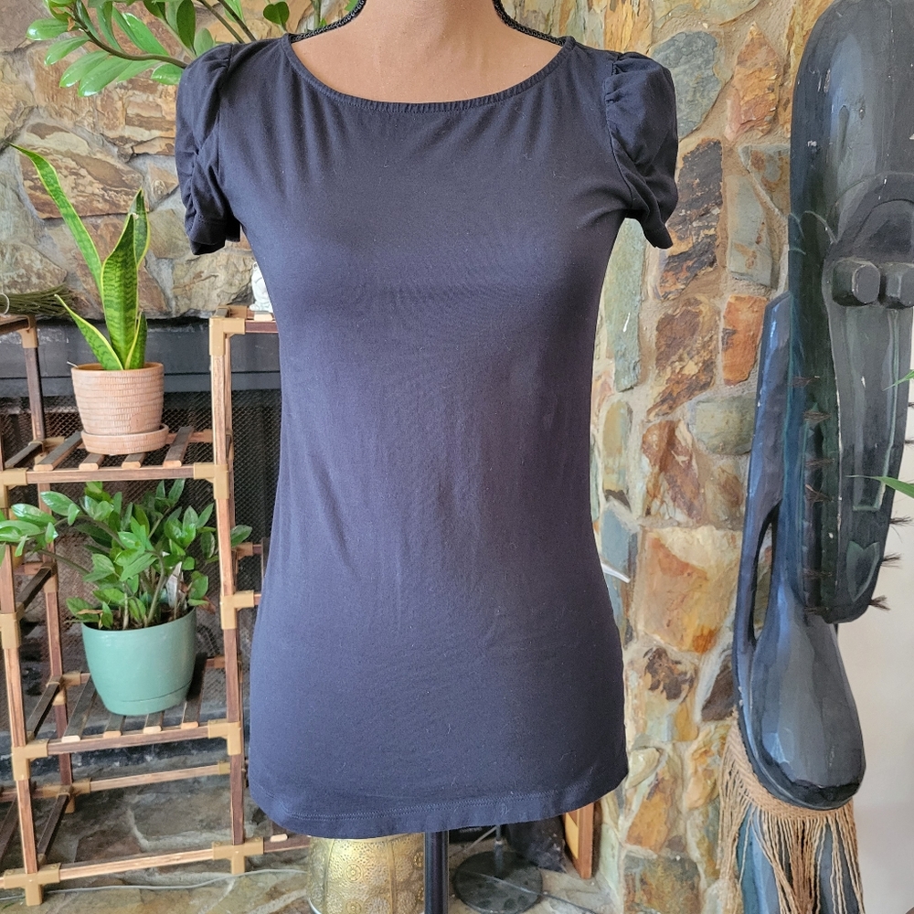 Lilly Pulitzer Black Short Sleeve Top